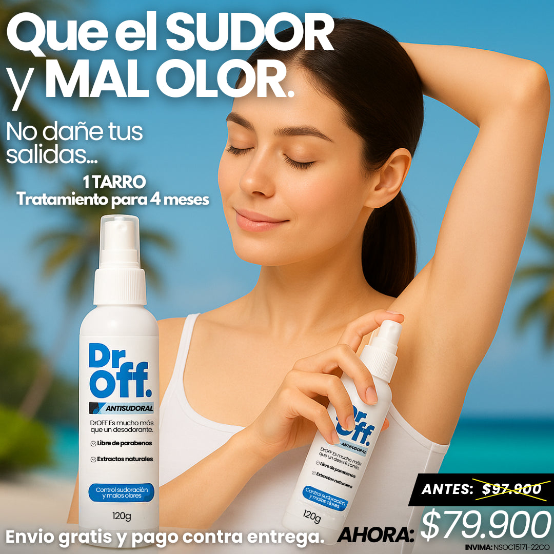 DrOFF🧑⚕️Tratamiento médico contra el sudor