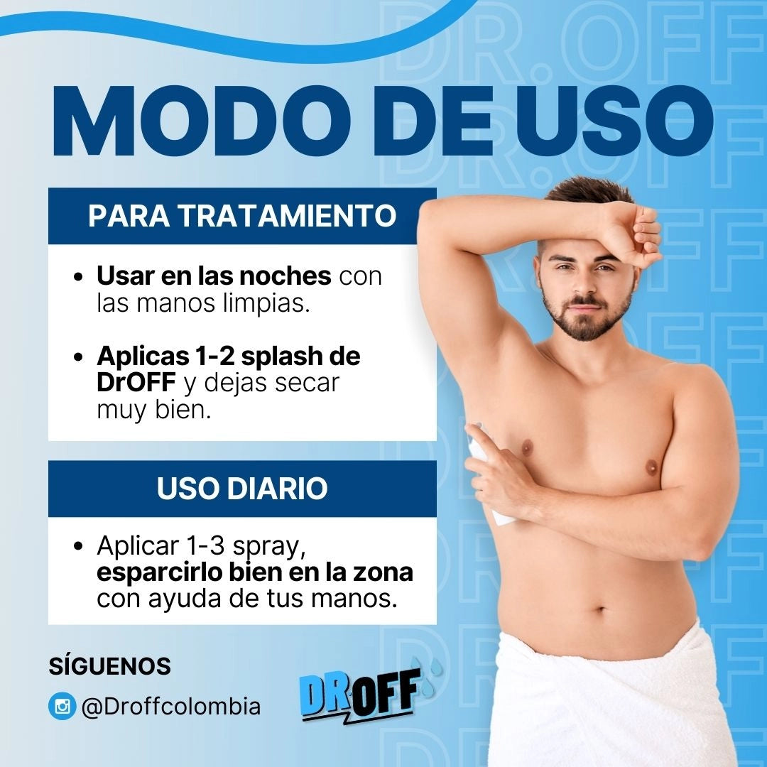 DrOFF🧑⚕️Tratamiento médico contra el sudor