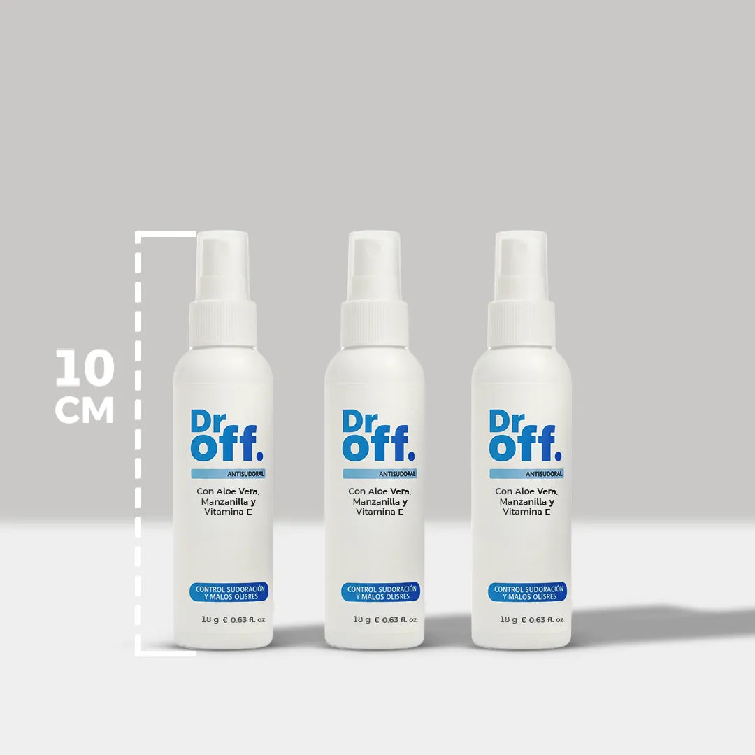 DrOFF Tamaño Viajero | PACK X3