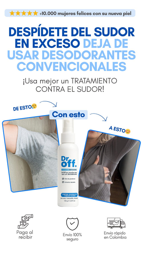 DrOFF🧑⚕️Tratamiento médico contra el sudor
