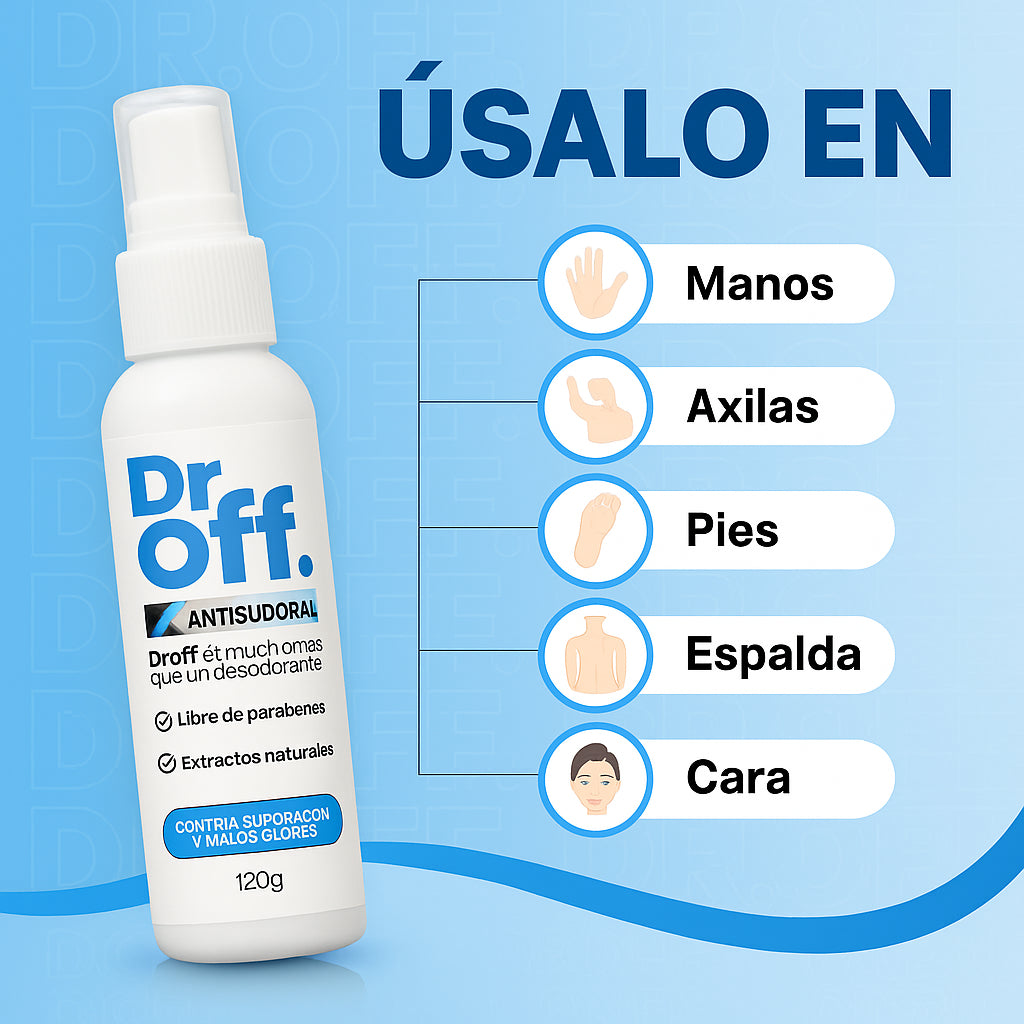 DrOFF🧑⚕️Tratamiento médico contra el sudor