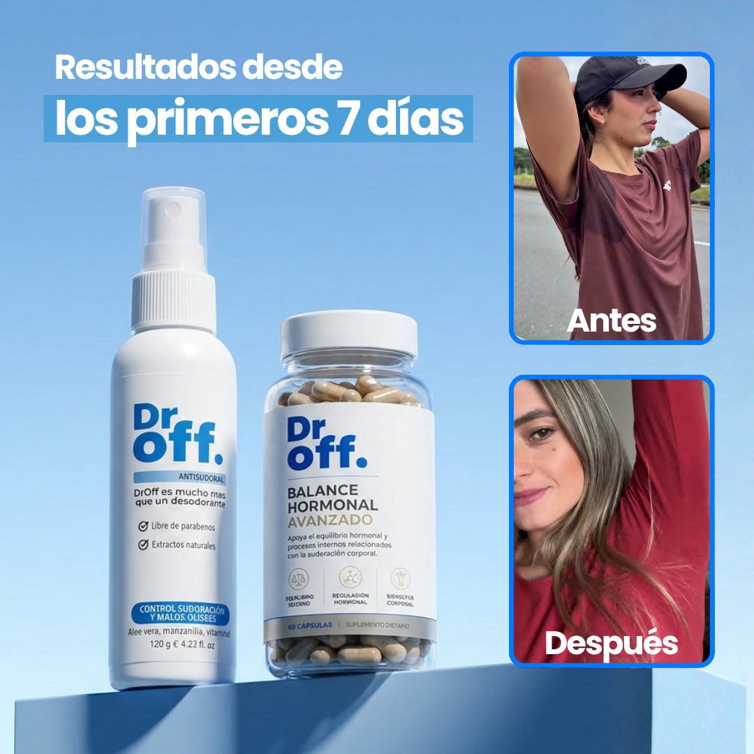 "Kit Definitivo Sudoración Cero" — Por fuera y por dentro