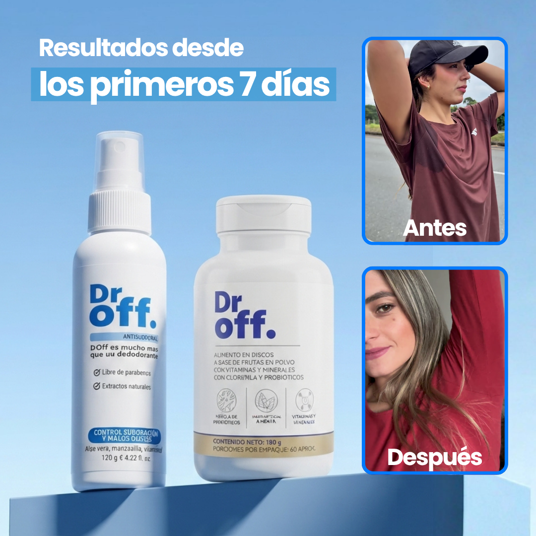 "Kit Definitivo Sudoración Cero" — Por fuera y por dentro