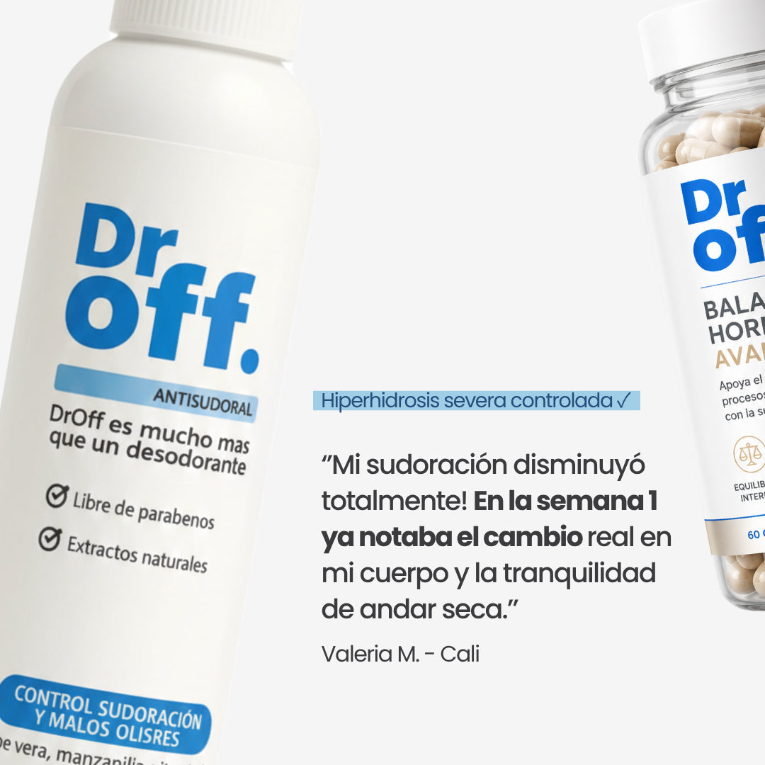 "Kit Definitivo Sudoración Cero" — Por fuera y por dentro