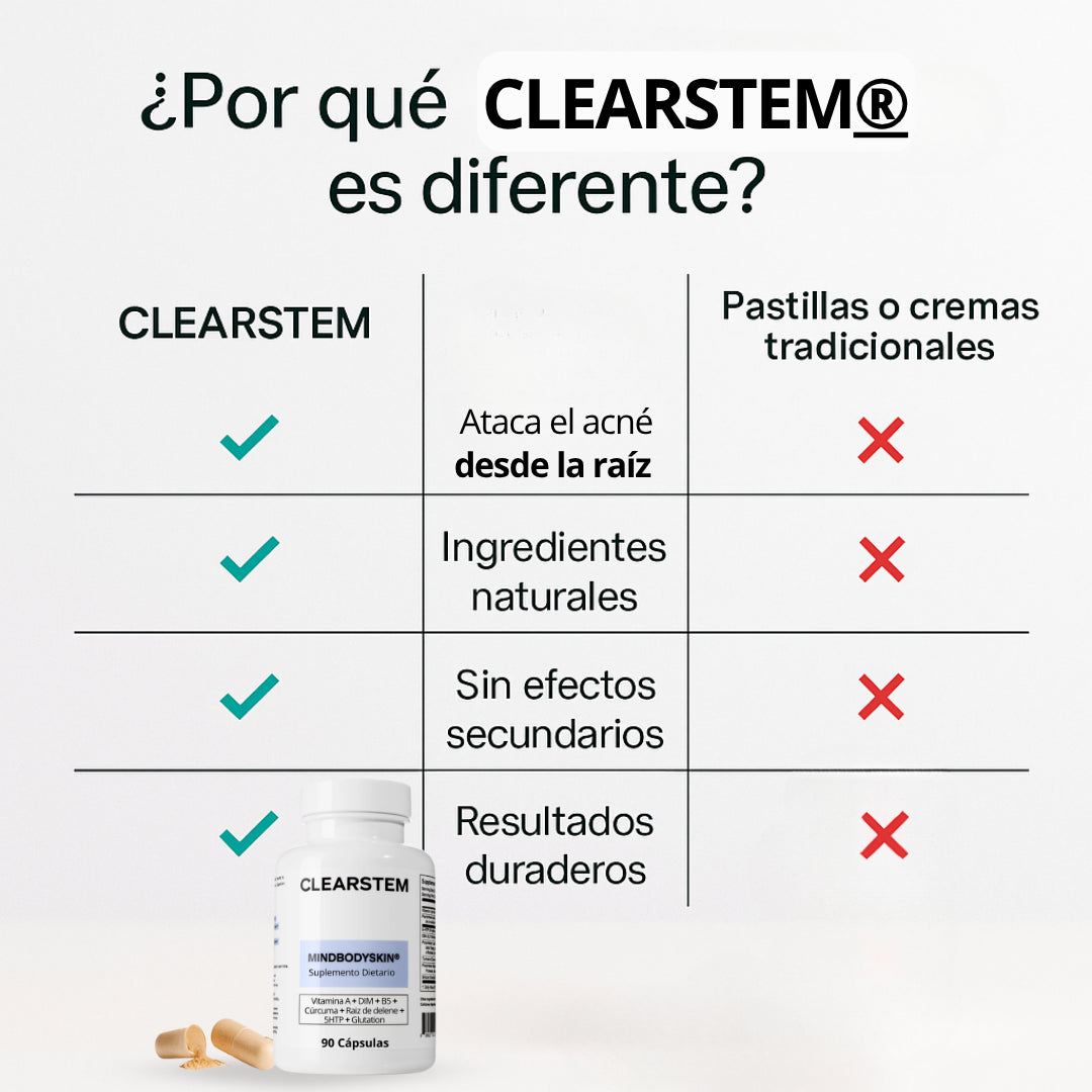 CLEARSTEM® Tratamiento contra Acné Hormonal