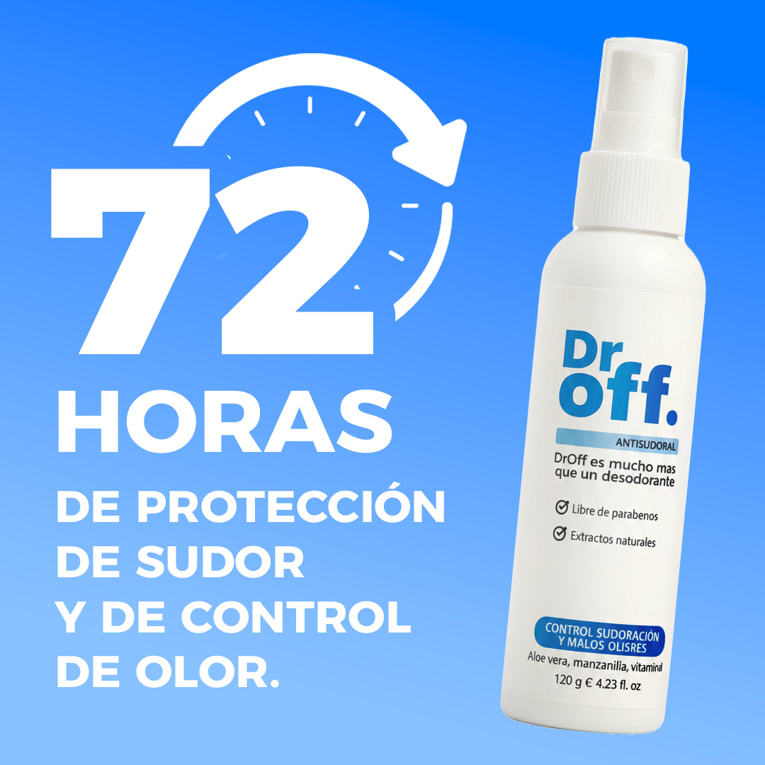 DrOFF - Tratamiento Médico Contra El Sudor 3 Meses