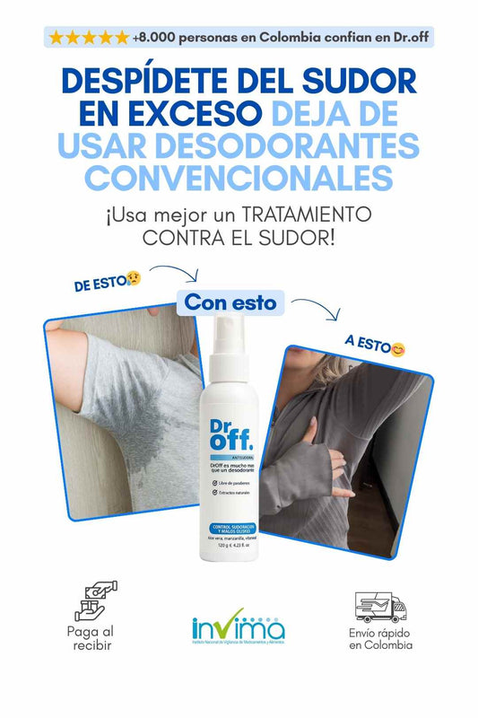 DrOFF🧑‍⚕️Tratamiento médico contra el sudor