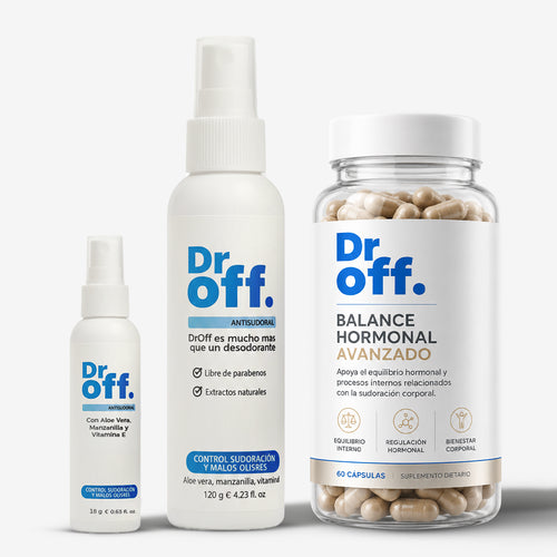 DrOFF Tratamiento + Balance Hormonal Avanzado + DrOFF Viajero