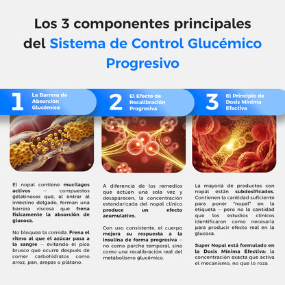 Super Nopal - Tratamiento para Nivelar el Azúcar