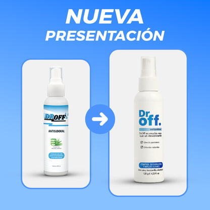 DrOFF - Tratamiento Médico Contra El Sudor 3 Meses