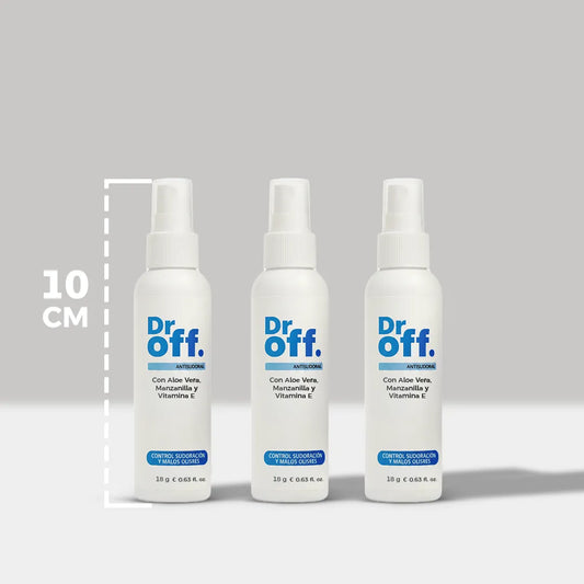 DrOFF Tamaño Viajero | PACK X3